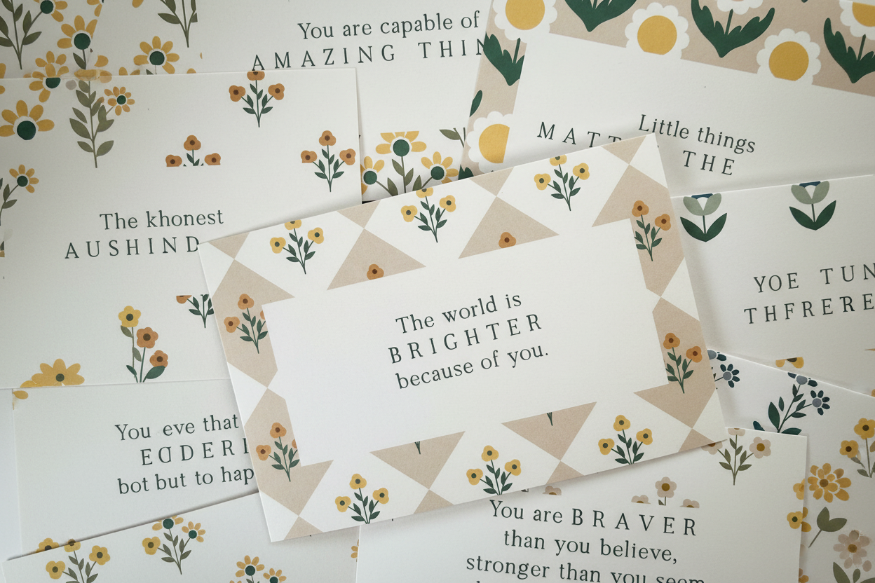 Set of 12 Encouragement Mini Prints