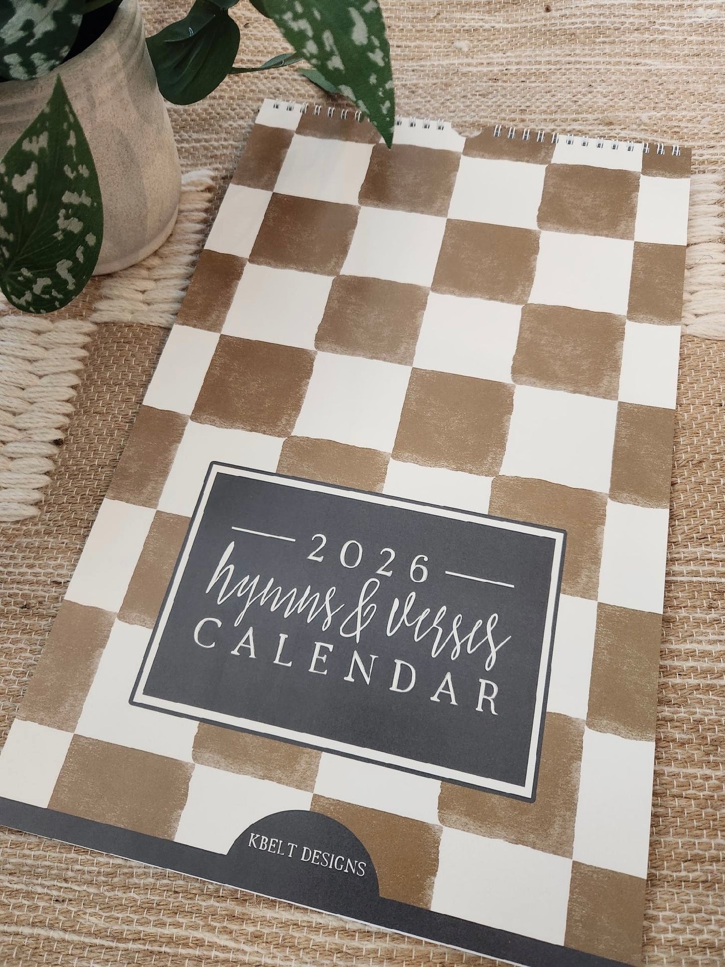 2026 Calendar, Hymns + Verses