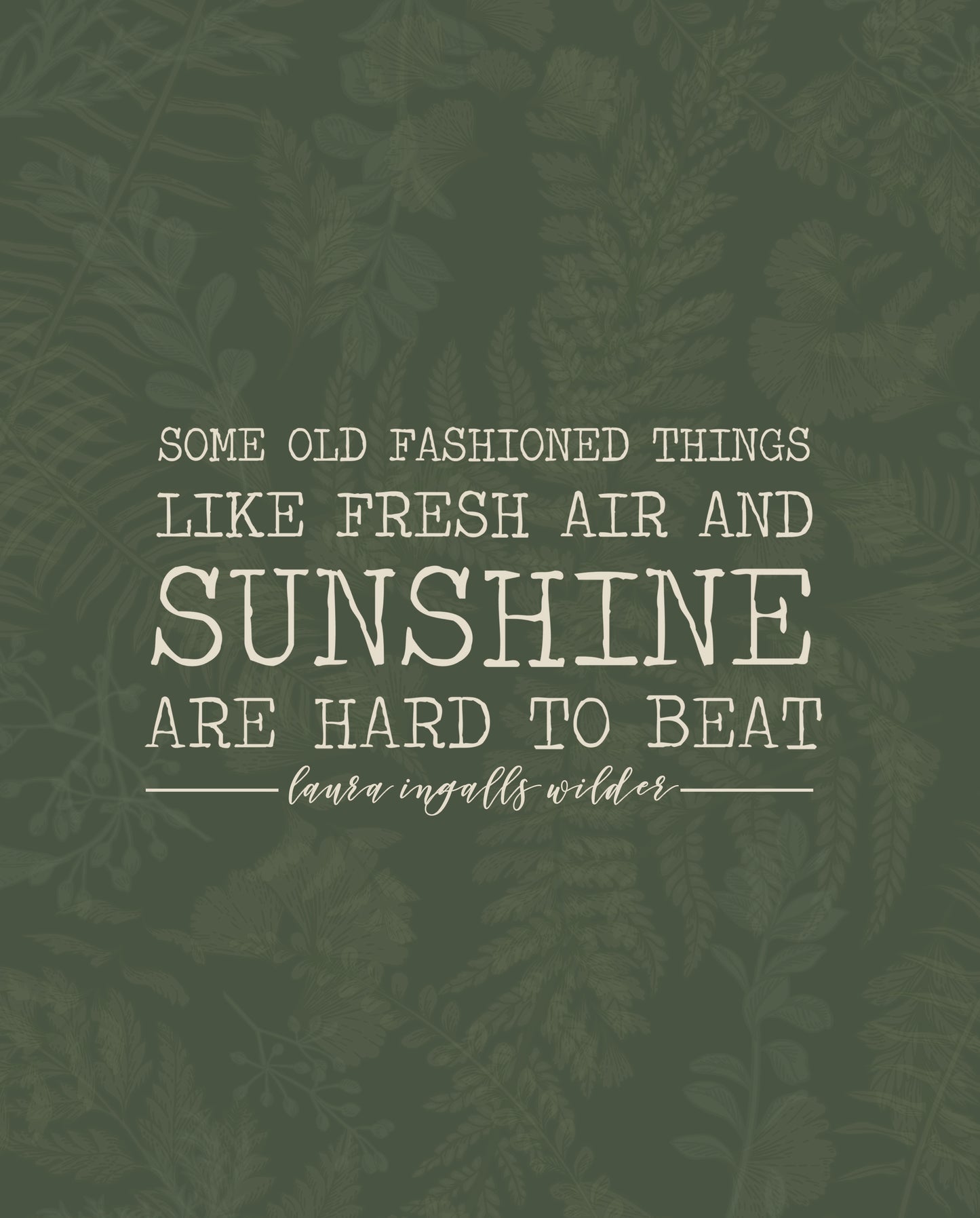 Fresh Air and Sunshine
