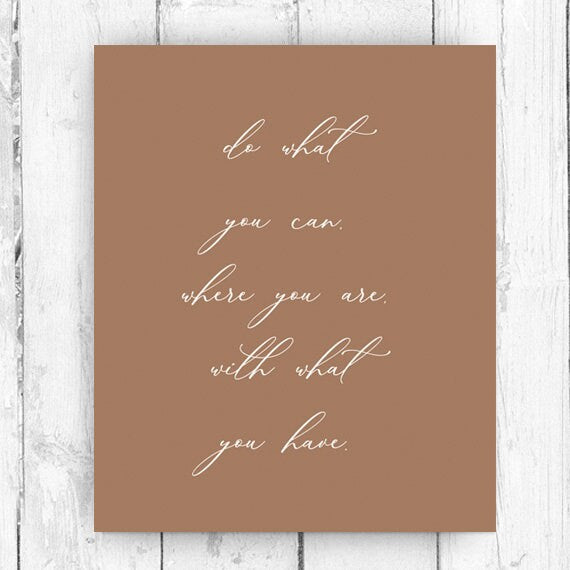 Do What You Can