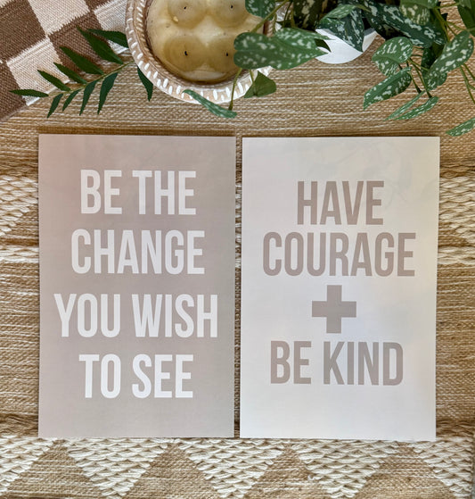 Set of 2 Love and Light 11x17 Prints