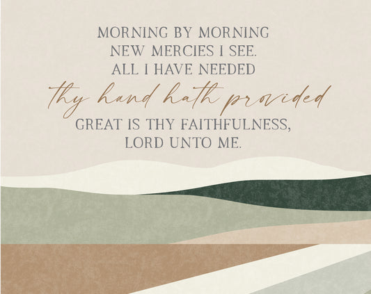 Great Is Thy Faithfulness