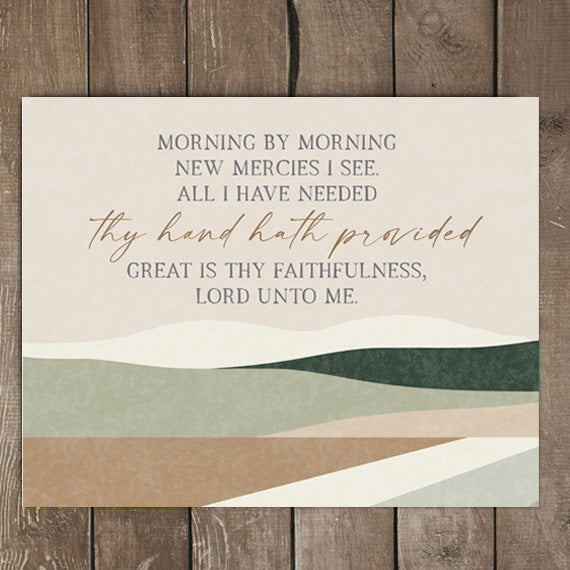 Great Is Thy Faithfulness