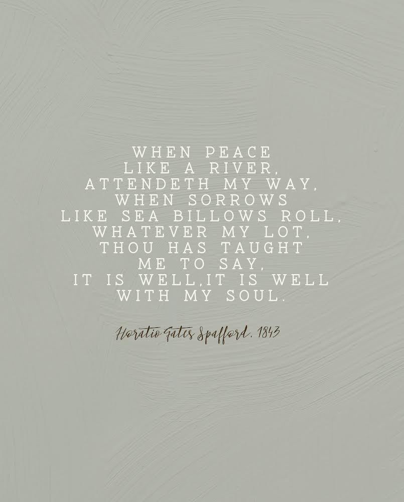 It is Well With my Soul - Textured Clay