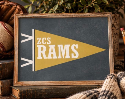 School Spirit Banner - Rams