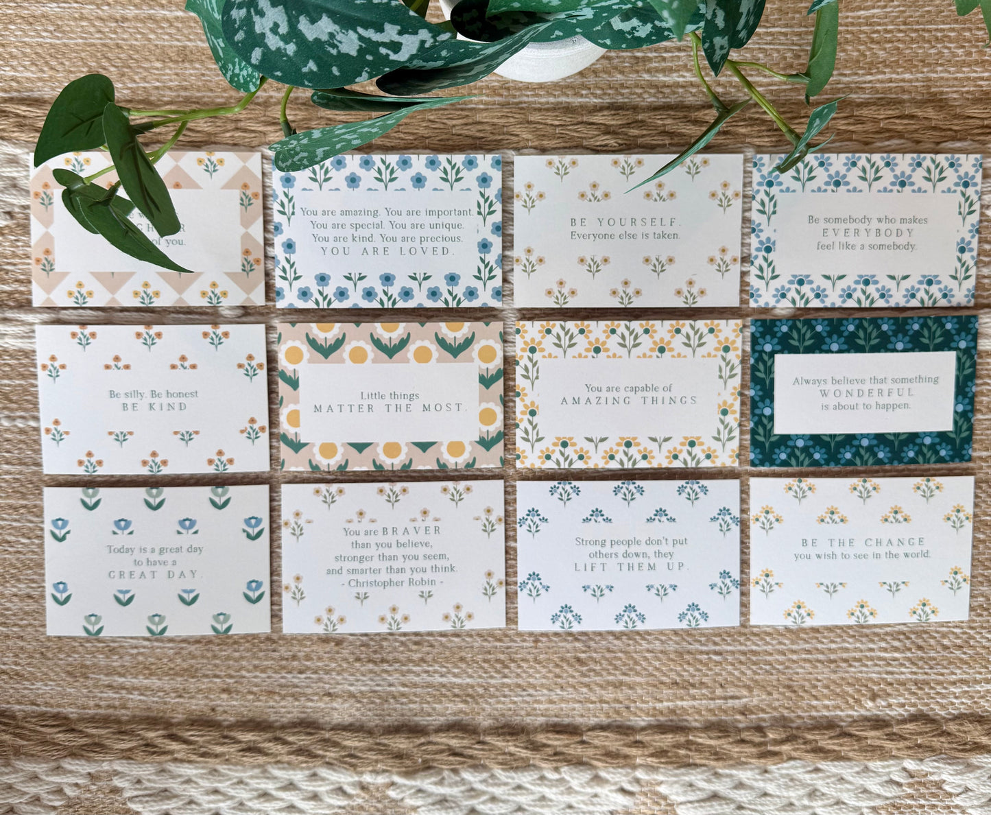 Set of 12 Encouragement Mini Prints
