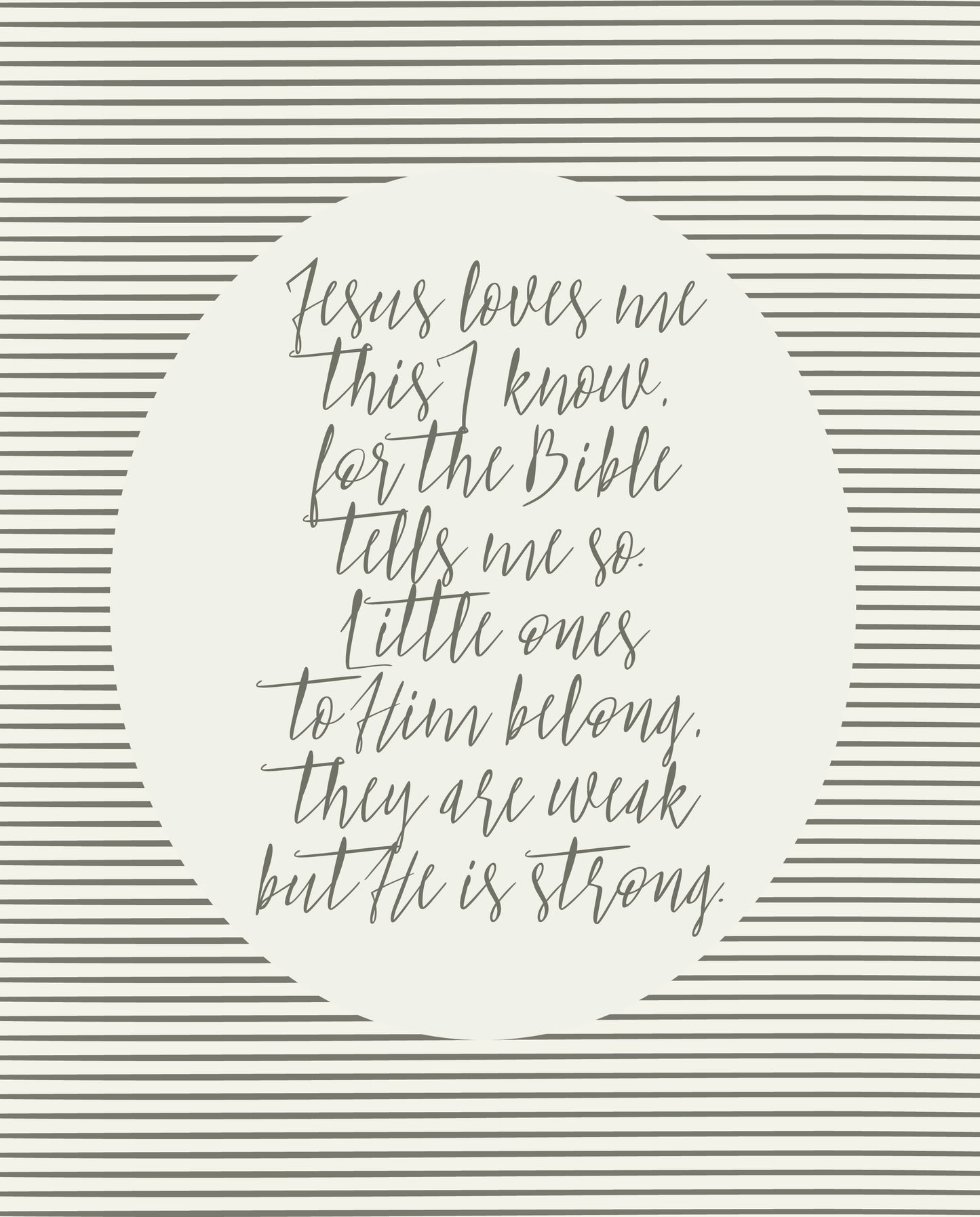 Jesus Loves Me