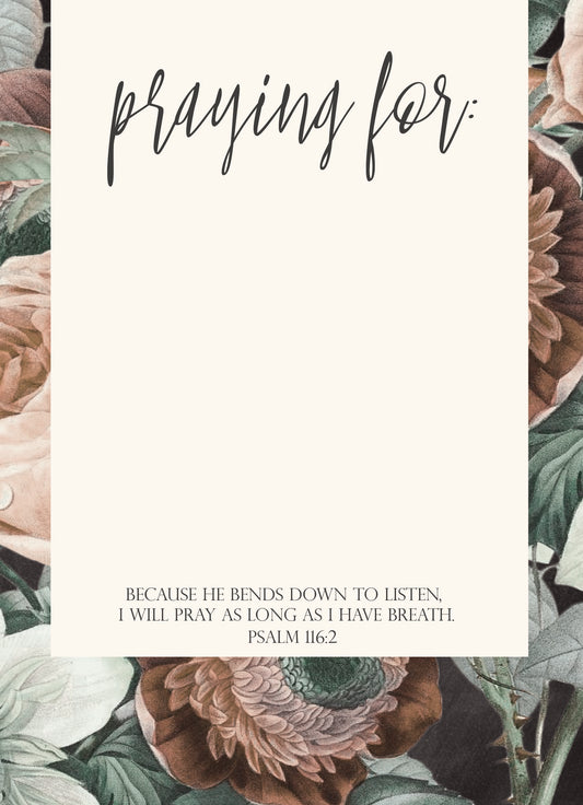 Notepad - Prayer Requests