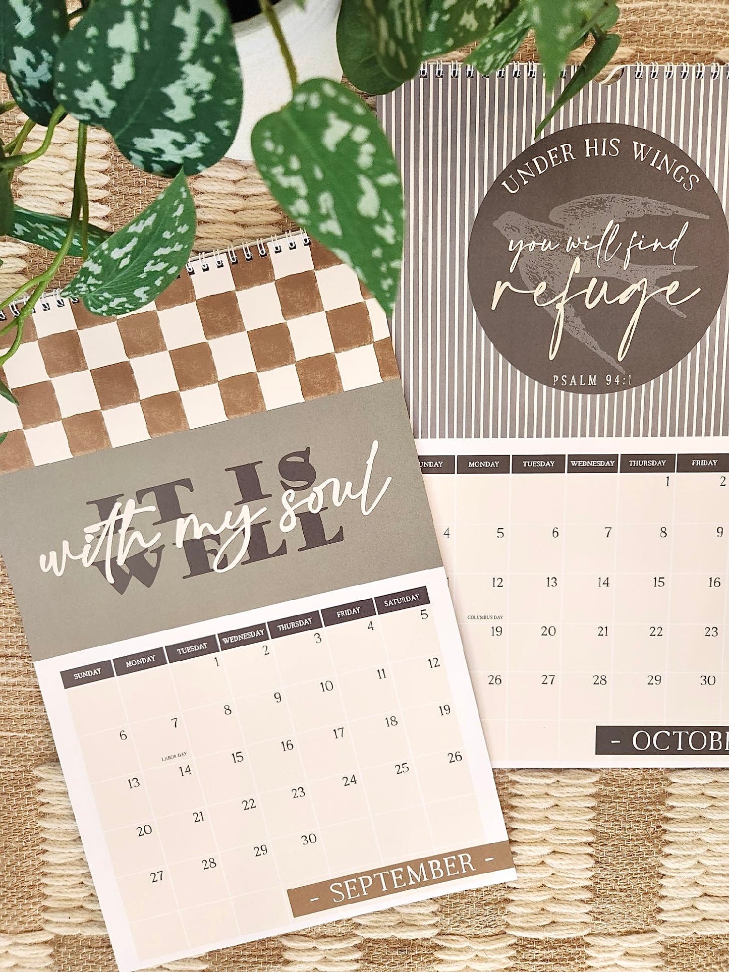 2026 Calendar, Hymns + Verses