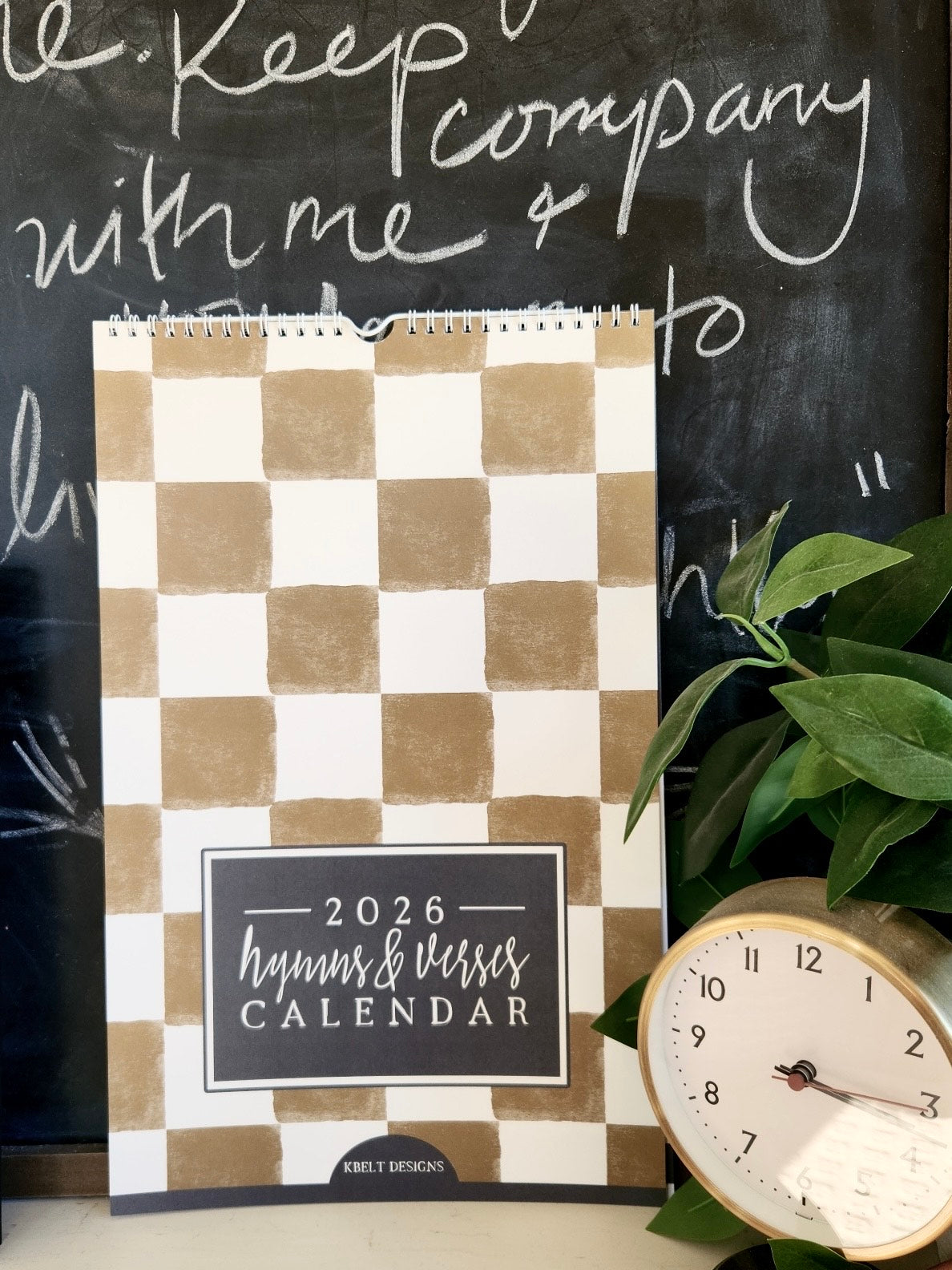 2026 Calendar, Hymns + Verses