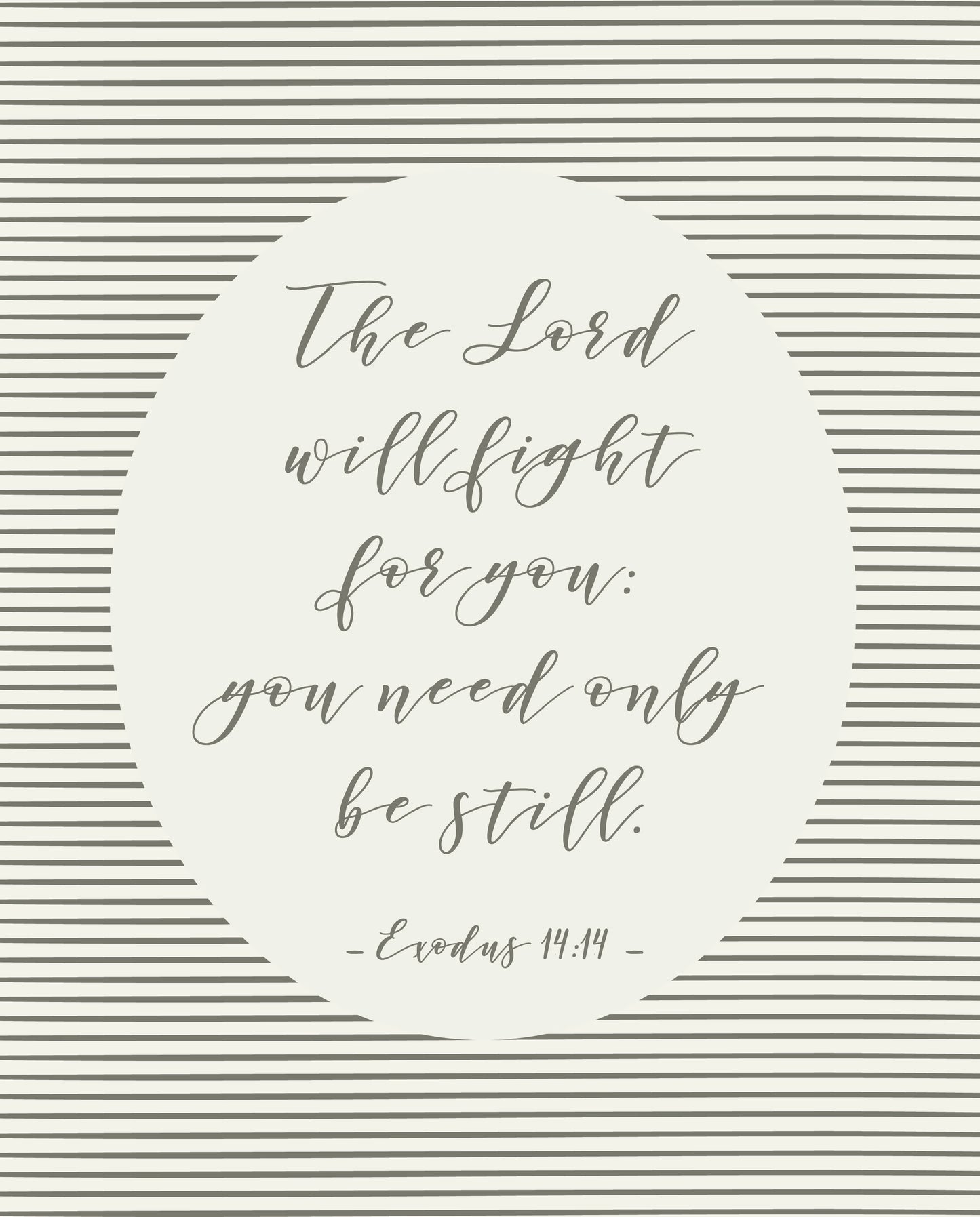 Be Still