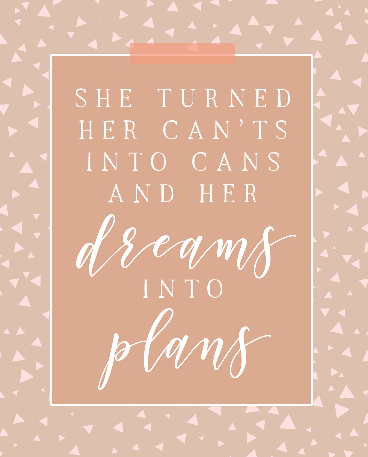 Dreams into Plans
