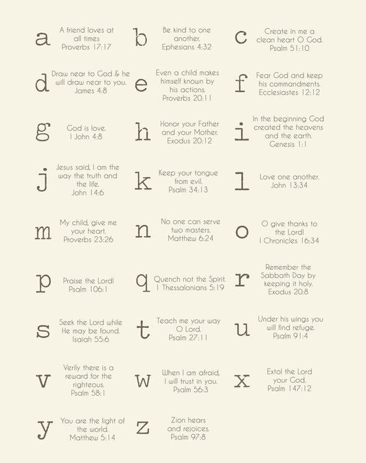 ABC Bible Verses