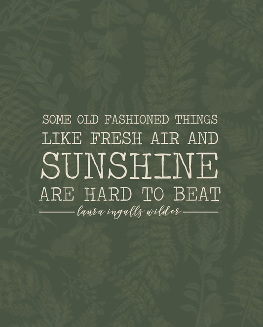 Fresh Air and Sunshine