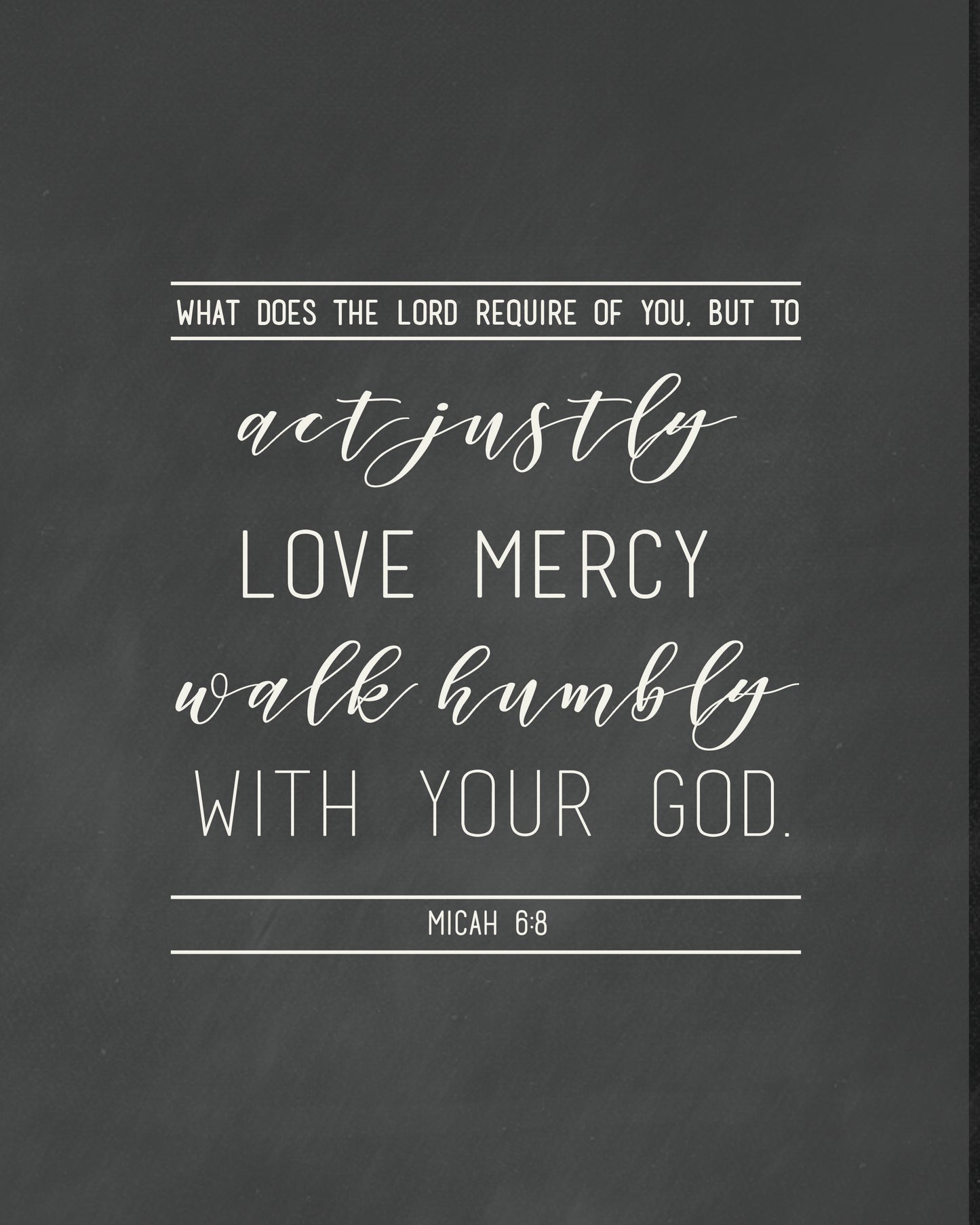 Micah 6:8