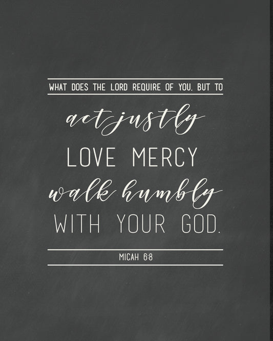Micah 6:8