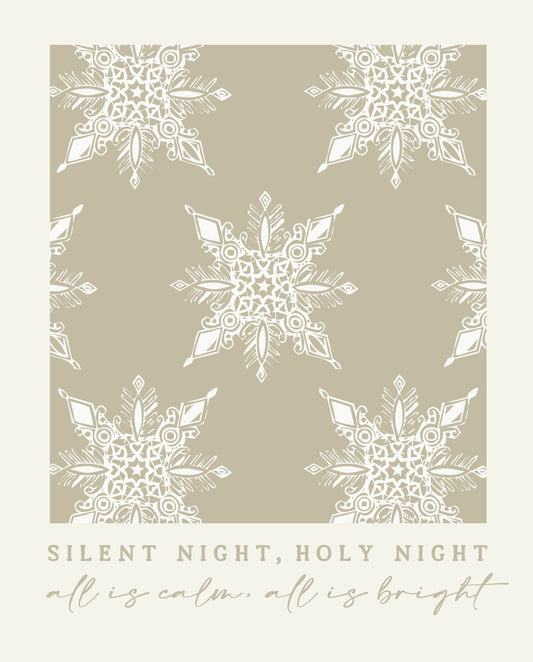 Silent Night Holy Night - Tan
